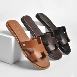 Chinelo Inspiração Hermes Pele