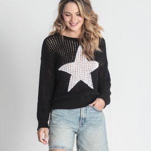 Camisola Perfurada C/ Estrela