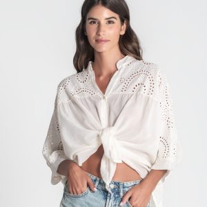 Camisa C/ Bordado Inglês