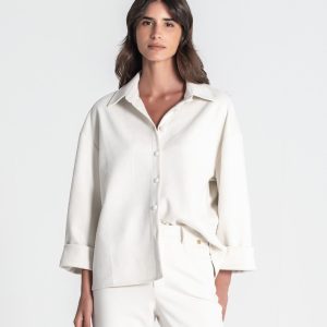Camisa Oversize Pele De Pêssego