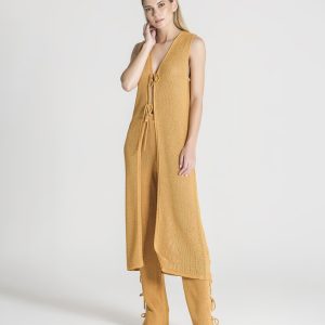 Colete Lurex Perfurado C/ Atilho