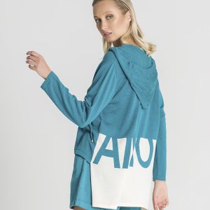 Camisola Capuz Amor Costas C/ Molas Decote