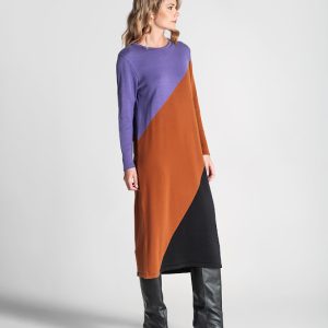 Vestido Tricolor