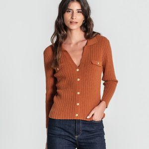 Camisola Canelada C/ Botões