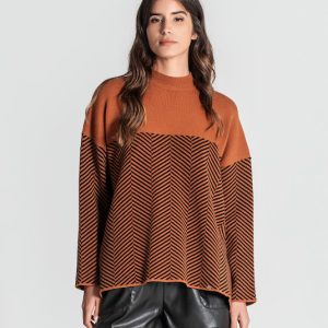 Camisola Jacquard Espinha