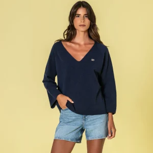 Camisola Decote V C/ Símbolo
