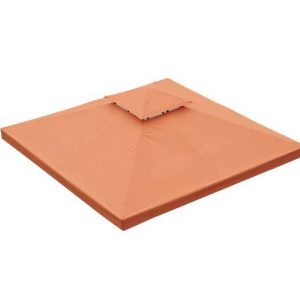 Telhado para Substituição Pérgula Laranja em Poliéster 3x3M