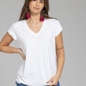 T-Shirt Básica Decote V