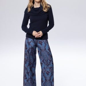 Pantalona Estampada Cetim