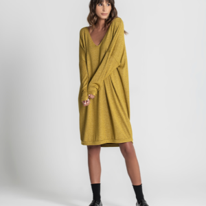 Vestido Lurex Decote V