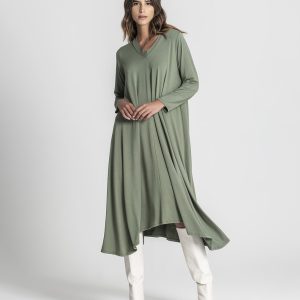 Vestido Comprido Decote V