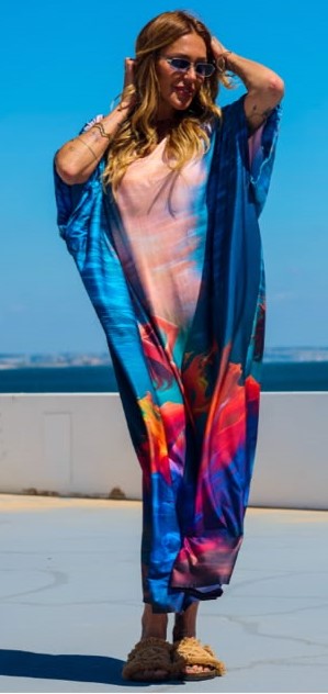 Vestido Kaftan Licra Premium