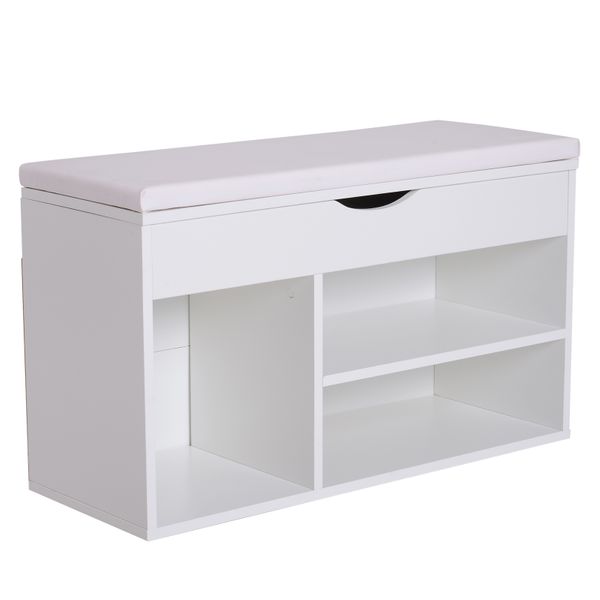 Banco Zapatero com Gaveta e Prateleira – Medidas 80x30x47cm - Image 3