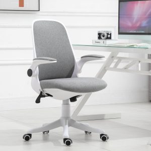 Cadeira de escritório giratória, Carga 120 kg, 62,5x60x90-98 cm Cinza