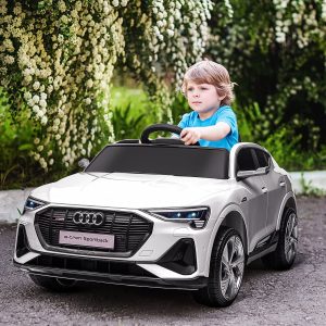 Carro Elétrico Audi E-Tron para Crianças – 108x60x47cm Branco