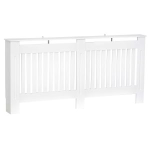 Cobertura Radiador com Desenho Moderno de MDF 172x19x81 cm Branco