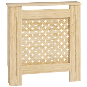 Cobertura de Radiador de MDF 78x19x82 cm Carvalho