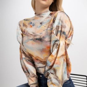 Camisola C/ Máxi Pregas Canelada