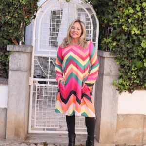 Vestido Curto Estampado