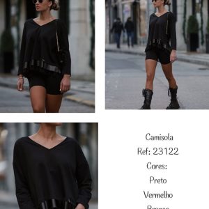 Camisola Algodão Duplo Folho