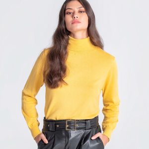 Camisola básica gola alta
