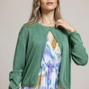 Casaco Lurex C/ Botão