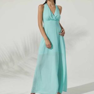 Vestido Longo C/ Laçada Costas