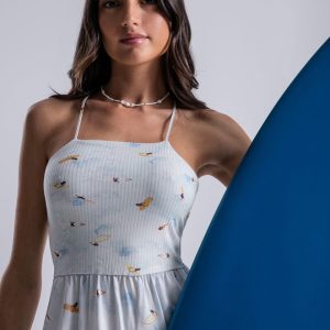 Vestido Curto Peito Elástico