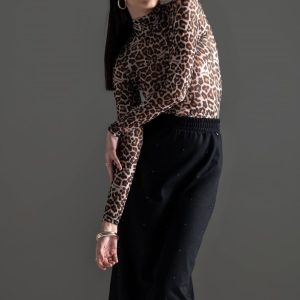 Body Animal Print C/ Transparência
