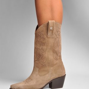 Bota Texana Camurça Bordada