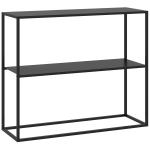 Mesa Consola Estilo Industrial e Desenho Anti-Tombo Sala de Estar e Corredor 90x30x75cm