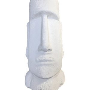 “Moai” Branco 56x38x91cm
