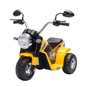 Motocicleta Elétrica Infantil com 3 Rodas Triciclo a Bateria 6V 72x57x56cm