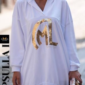 Sweat Capuz C/ ML Lantejoulas