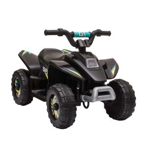 Quadriciclo Elétrico para Crianças de 18-36 Meses Bateria 6V com Avanço e Retrocesso Carga Máx. 20kg 72x40x45,5cm