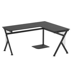 Secretária de PC Computador Secretária para Gabinete – Cor: Preto