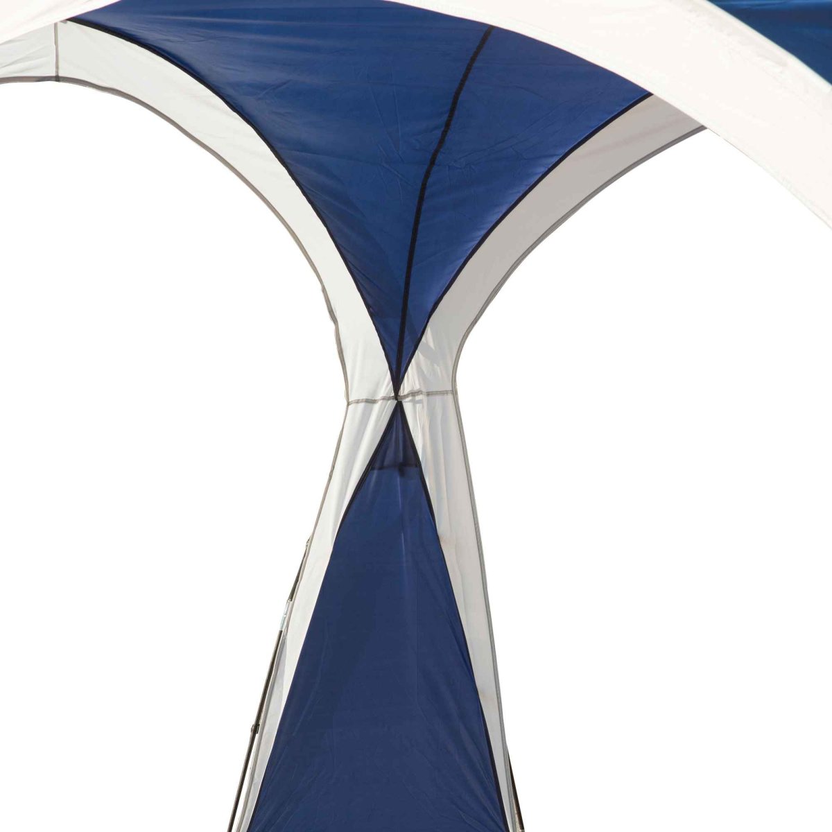 Toldo de Campismo Dobrável com Gancho Proteção UV e Bolsa de Transporte Azul e Cinza Claro - Image 9