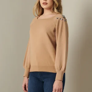 Camisola C/ Pedraria Ombro