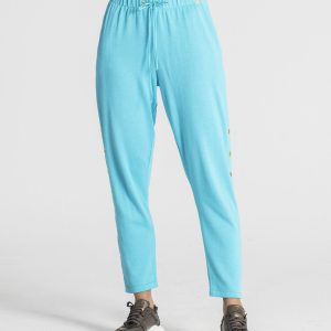 Calça com molas laterais