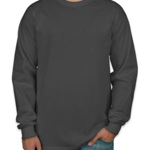 Camiseta Manga Longa Masculina Grafite Lisa