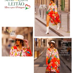 Vestido Camiseiro Assimétrico Estampado / Liso