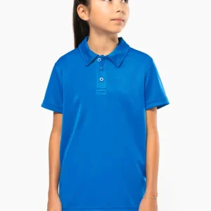 Polo de criança manga curta