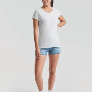 T-shirt valueweight de senhora (61-372-0)