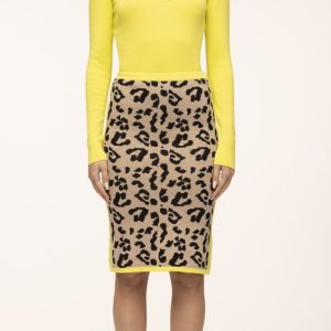 Saia Midi Animal Print