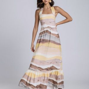 Vestido Alças Multifunções C/ Laçada Nas Costas
