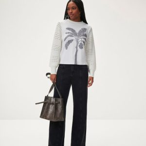 Camisola Tricot Mangas Bufantes