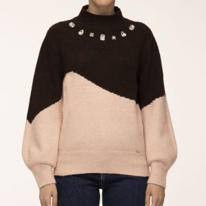 Camisola Dupla Cor C/ Pedras