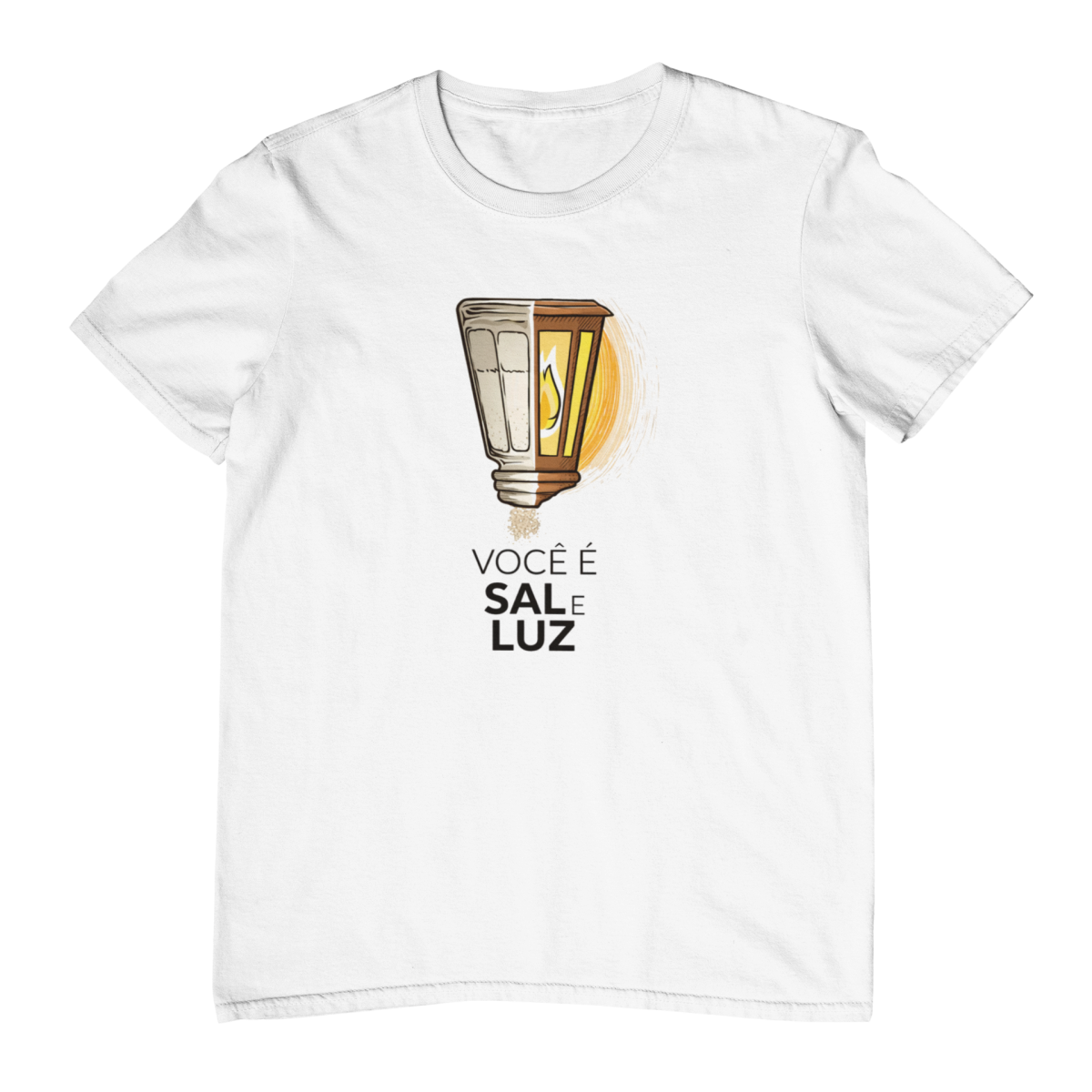 Você é sal e luz T-Shirt Gola Alta - Image 3